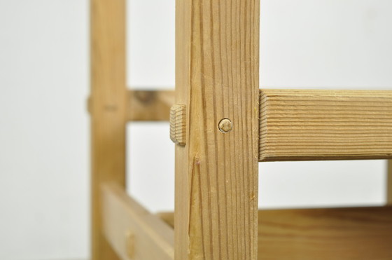 Image 1 of 4x Stange Bruk Edvin Helseth Trybo dining table chairs