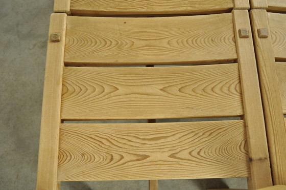 Image 1 of 4x Stange Bruk Edvin Helseth Trybo dining table chairs