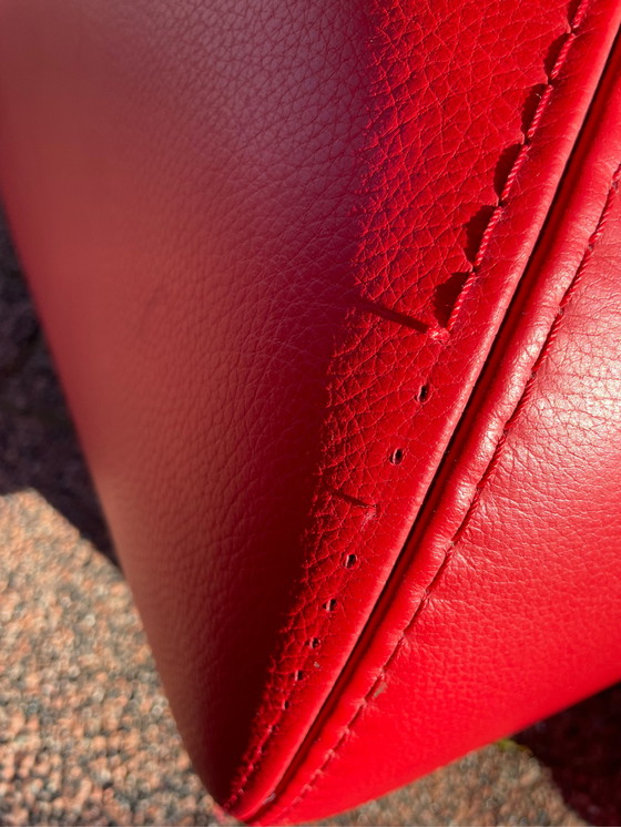 Image 1 of 2x Fauteuils de salon vintage rouge