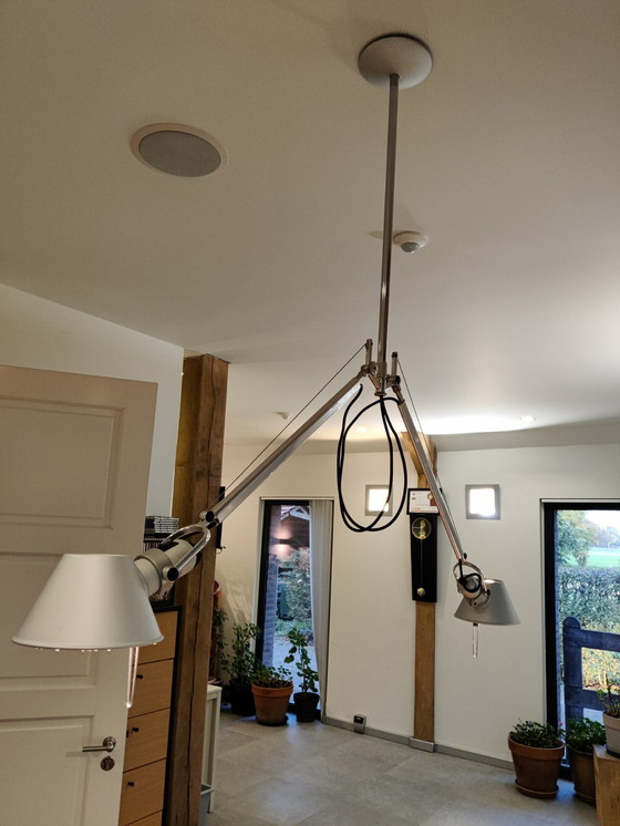 Image 1 of Artemide Tolomeo Suspension 2 lampes Bracci