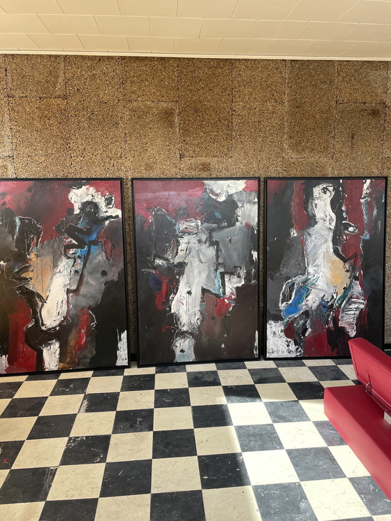 Image 1 of Gerriet Postma triptych