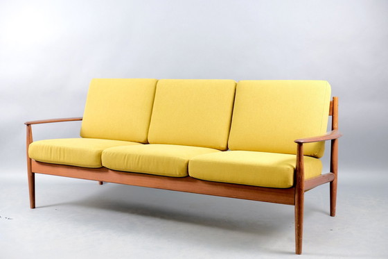 Image 1 of Mid-Century Danish Teak Sofa by Grete Jalk for France & Søn / France & Daverkosen