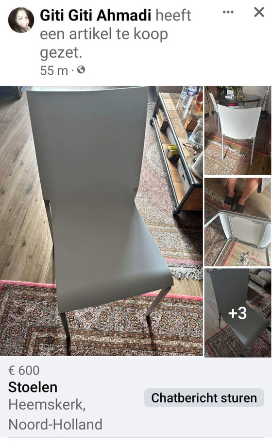 Image 1 of 6x Bontempi Eva chair