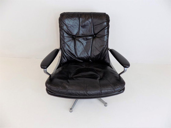 Image 1 of Fauteuil en cuir Strässle Gentilina par Andre Vandenbeuck