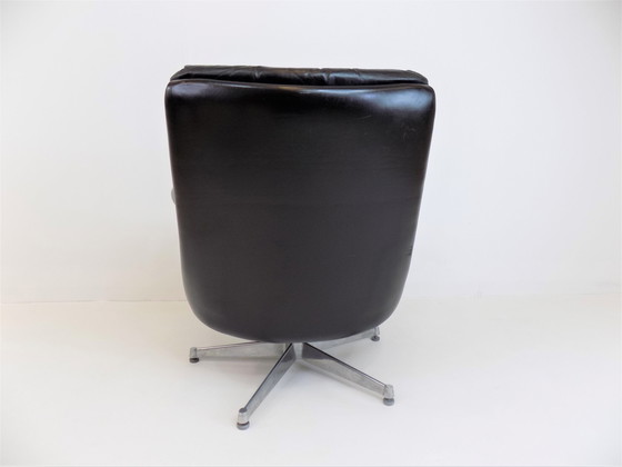 Image 1 of Strässle Gentilina leather armchair by Andre Vandenbeuck