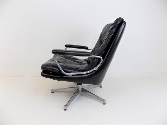 Image 1 of Strässle Gentilina leather armchair by Andre Vandenbeuck