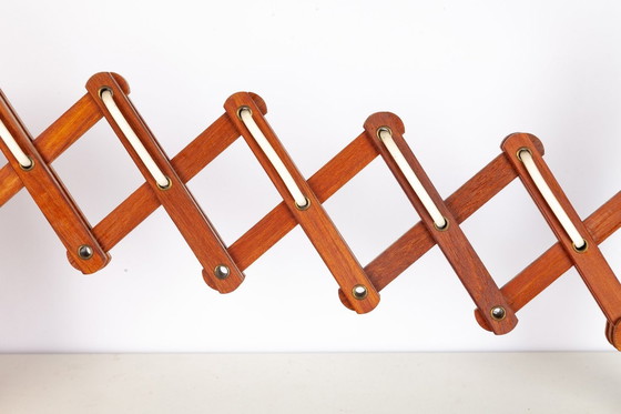 Image 1 of Danish teak clamp lamp, 1960s