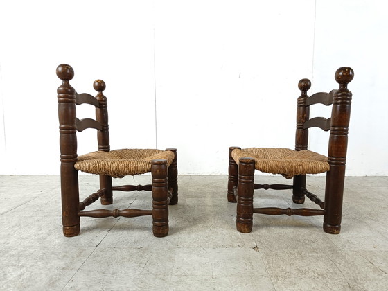 Image 1 of 2 chaises d'enfant vintage