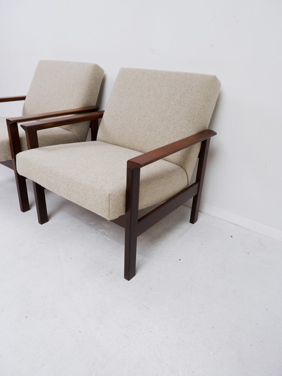 Image 1 of 2x Pastoe armchairs + 3-seater sofa