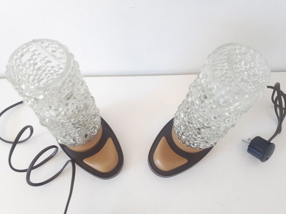 Image 1 of 2 lampes de chevet vintage