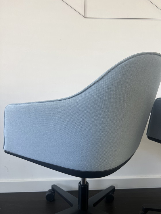 Image 1 of 2x Vitra softshell office chair