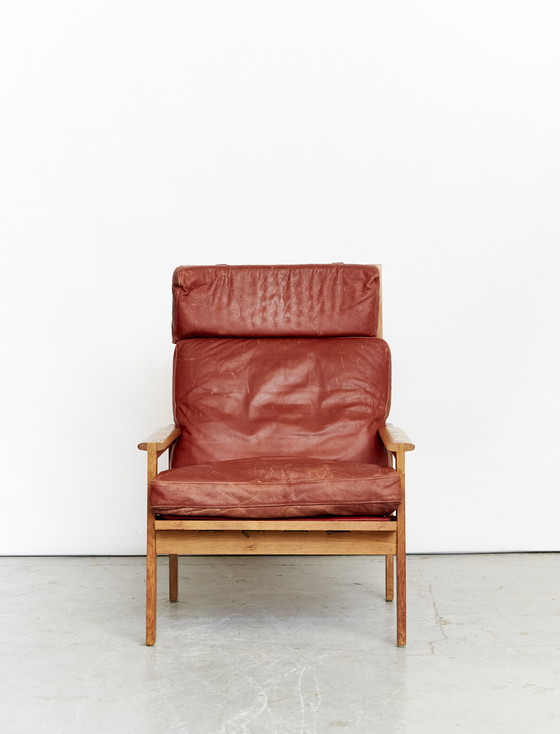 Image 1 of Illum Wikkelsø by Niels Eilersen"Capella" lounge chair & ottoman