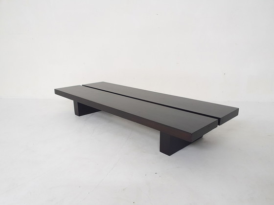 Image 1 of Banc ou table basse minimaliste japonaise, Pays-Bas, années 1970