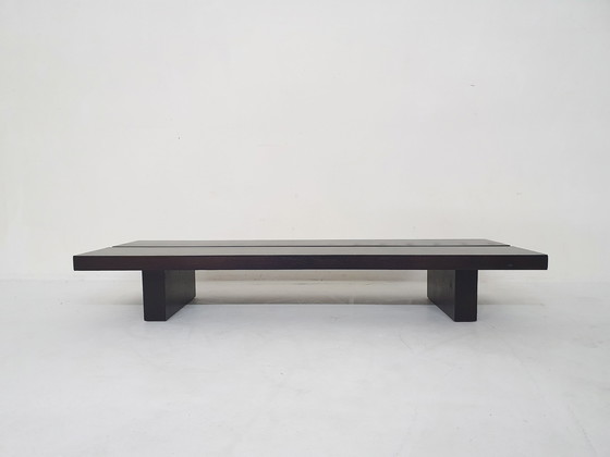 Image 1 of Banc ou table basse minimaliste japonaise, Pays-Bas, années 1970