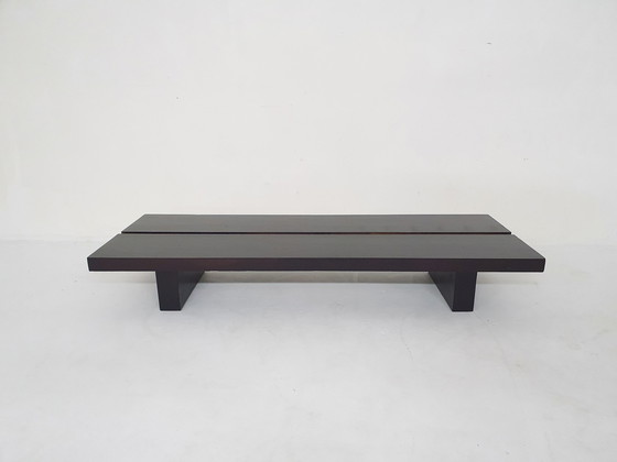 Image 1 of Banc ou table basse minimaliste japonaise, Pays-Bas, années 1970