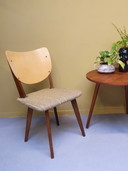 2 x Chaise Mid Century. Teck vintage/contreplaqué.