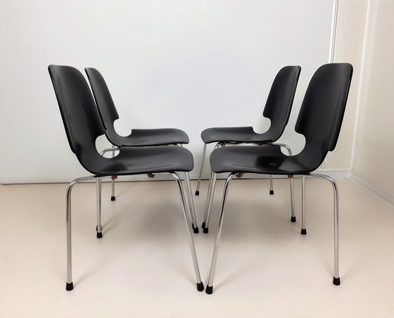 Image 1 of 4x vintage chairs