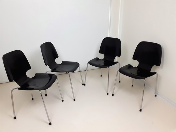 Image 1 of 4x vintage chairs