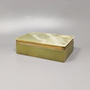 Boîte vintage en onyx vert