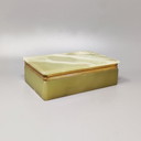 Boîte vintage en onyx vert