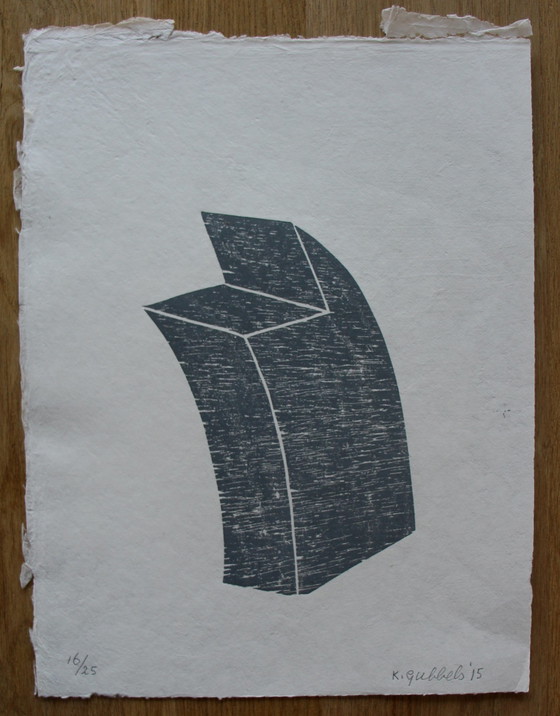 Image 1 of Klaas Gubbels - Bec de la cafetière - 2015 - gravure sur bois