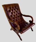 Fauteuil Chesterfield, modèle Victoria.