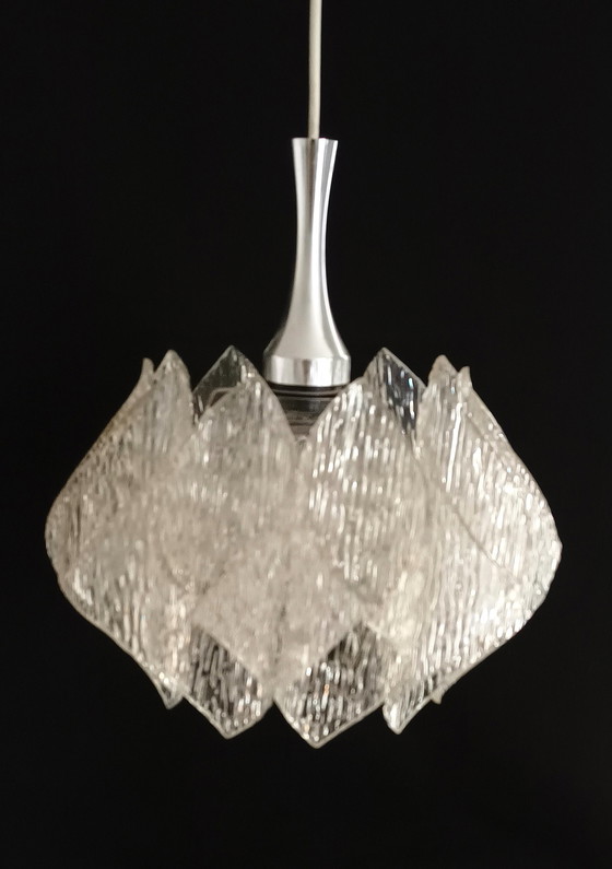 Image 1 of Marbach lucite hanging lamp