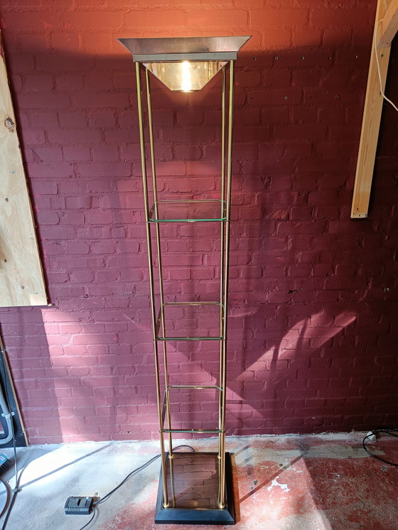 Image 1 of Vitrine/lampe vintage