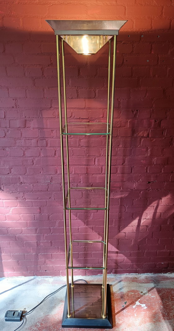 Image 1 of Vitrine/lampe vintage