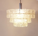 Lampe suspendue vintage avec verre