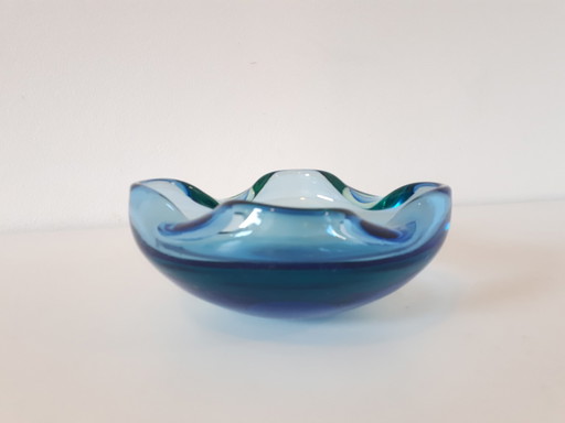 Murano Seguso Sommerso bowl