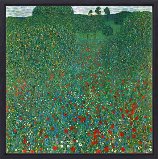 Gustav Klimt Poppy Field