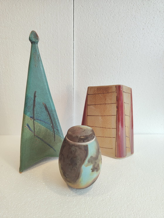 Image 1 of 3x Ed Meissenberg vase