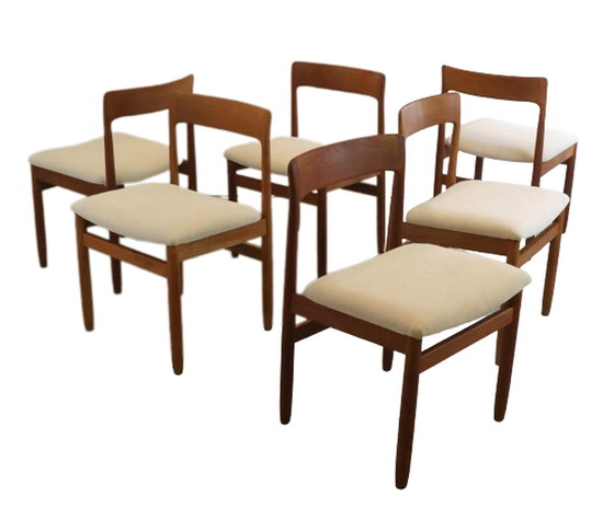 Image 1 of 6x A. Younger dining room chairs 'Egerton' vintage