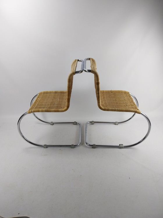 Image 1 of 4 mr10 chairs by Mies van der rohe. 1960s by Knoll