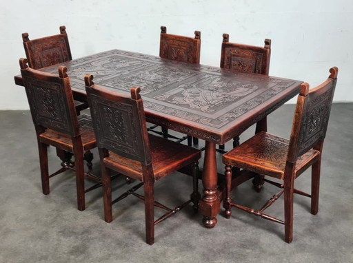 Salle à manger péruvienne brutaliste