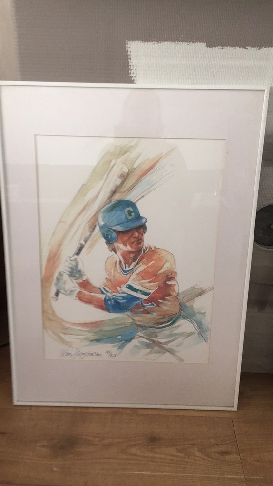 Image 1 of Wim van Hoogstraten Joueur de baseball