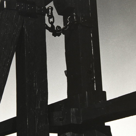 Image 1 of Aart Klein (1909-2001) Developing gelatin silver print on baryta paper, Mooring Post Rotterdam 1958, signed and stamped