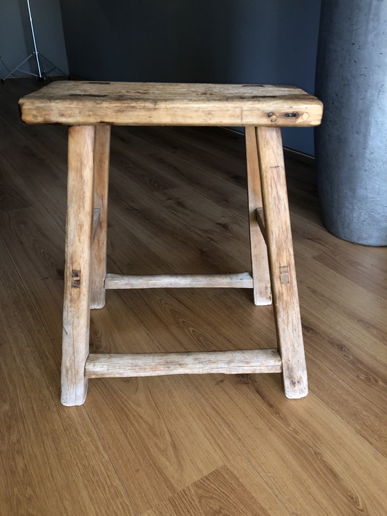 Image 1 of 2x Meijs interior Wabi Sabi stools