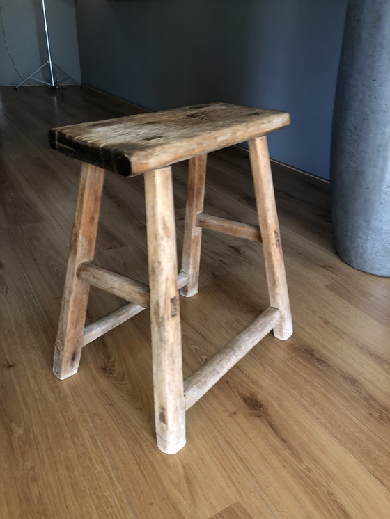 Image 1 of 2x Meijs interior Wabi Sabi stools