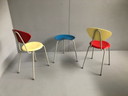 2x Vintage chair + table