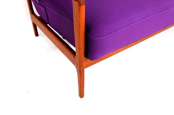 Image 1 of 1960s Danish Mid Century Teak Sofa / Daybed with folding function