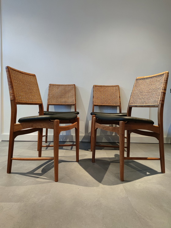 Image 1 of 4 sedie vintage di W. Watting