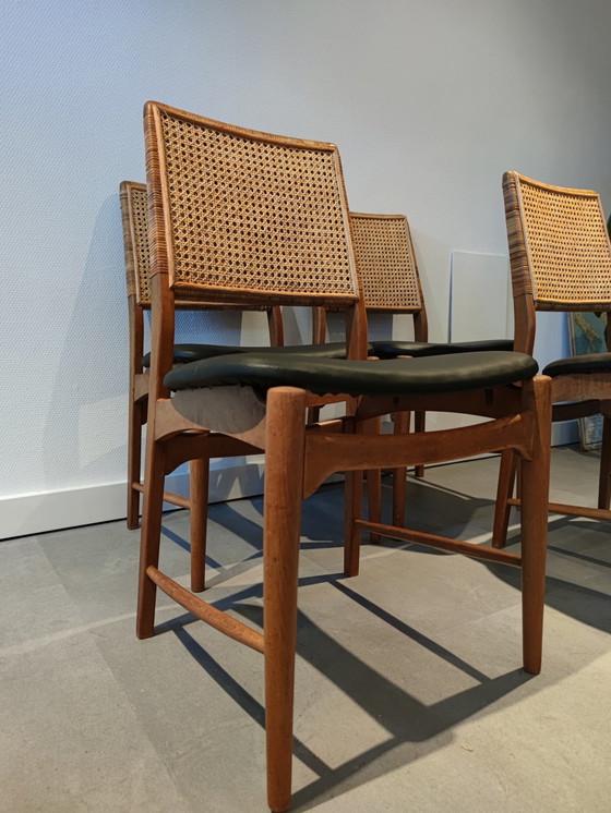 Image 1 of 4 sedie vintage di W. Watting