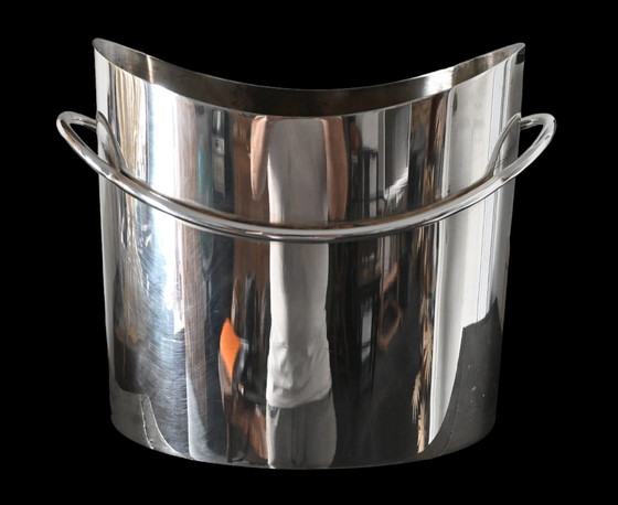 Image 1 of Bora's silver-plated champagne cooler