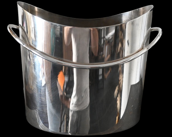 Image 1 of Bora's silver-plated champagne cooler