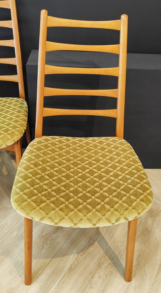 Image 1 of 6x Mid Century dining table chairs