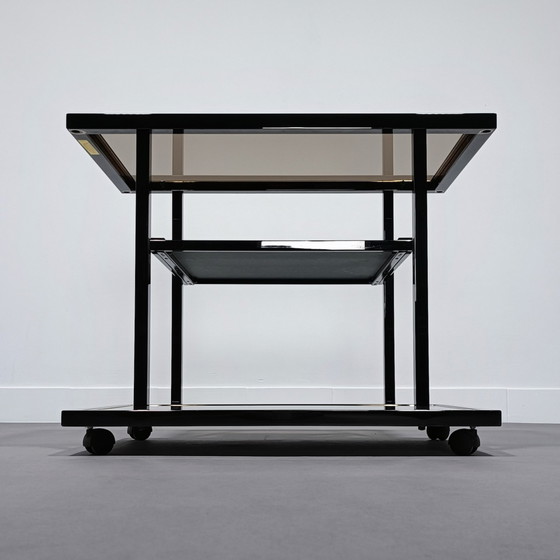 Image 1 of Roger Vanhevel bar table with wheels