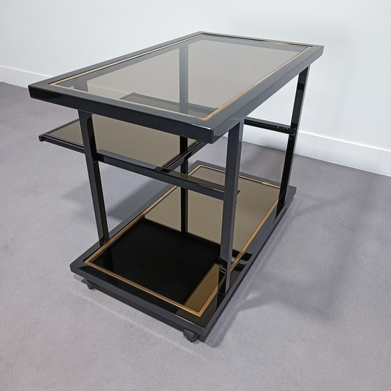 Image 1 of Roger Vanhevel bar table with wheels