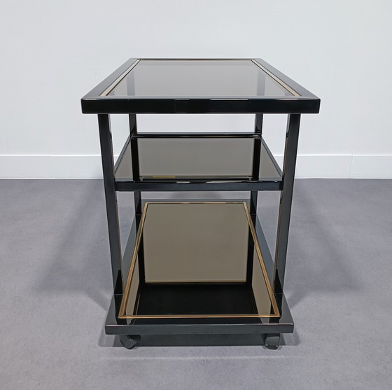 Image 1 of Roger Vanhevel bar table with wheels